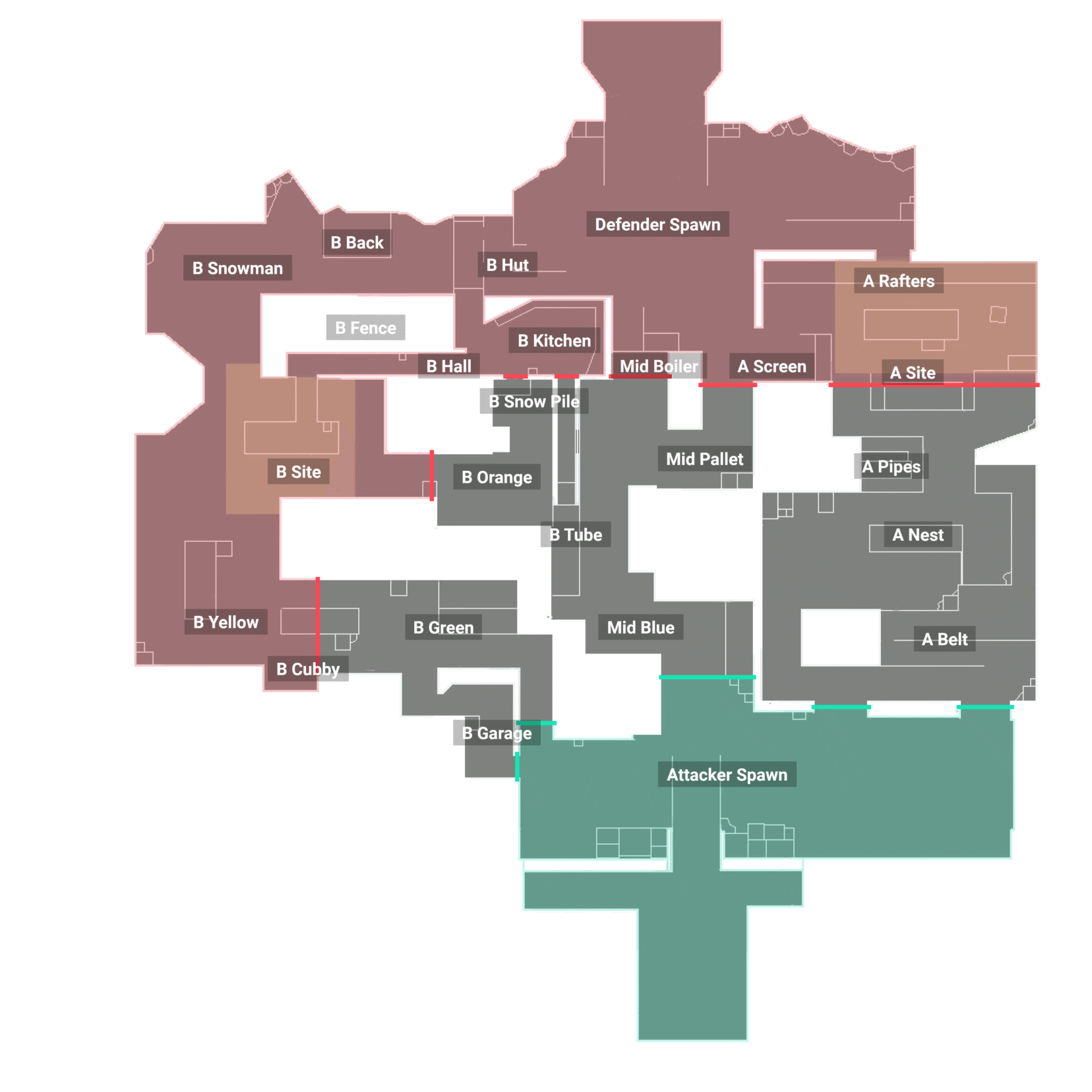 森寒冬港 tactical overview with callouts